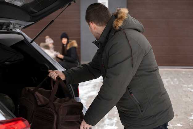 Подъем автомобиля и фиксация для работы